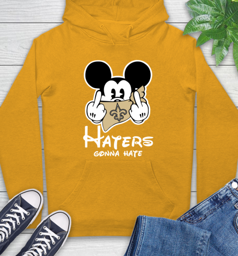 NFL New Orleans Saints Haters Gonna Hate Mickey Mouse Disney Football T Shirt Hoodie 2