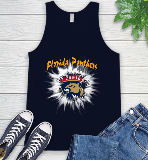 Florida Panthers NHL Hockey Adoring Fan Rip Sports Tank Top 2