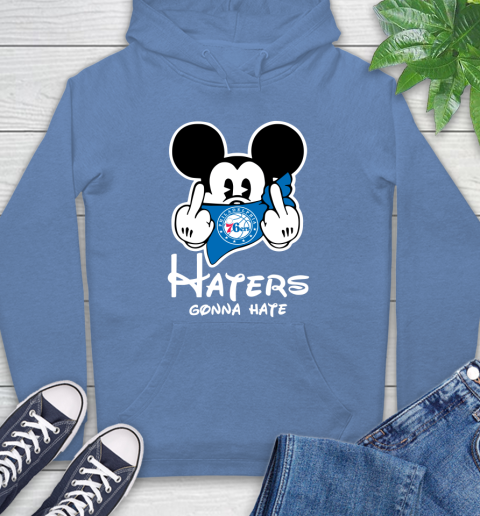 NBA Philadelphia 76ers Haters Gonna Hate Mickey Mouse Disney Basketball T Shirt Hoodie 11