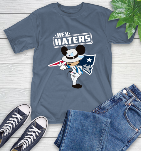 NFL Hey Haters Mickey Football Sports New England Patriots T-Shirt 8