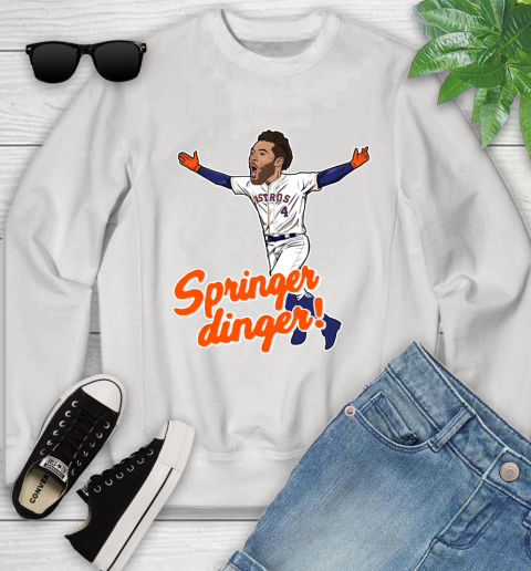 Houston Springer Dinger Fan Shirts Youth Sweatshirt