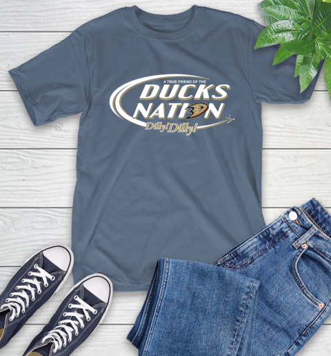 NHL A True Friend Of The Anaheim Ducks Dilly Dilly Hockey Sports T-Shirt - Image 9