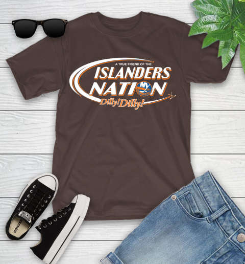 NHL A True Friend Of The New York Islanders Dilly Dilly Hockey Sports Youth T-Shirt 7