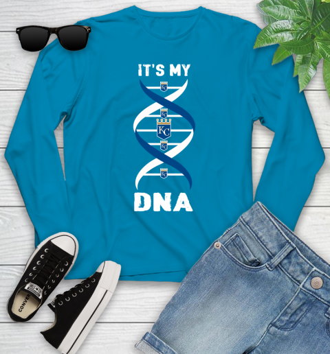Kansas City Royals MLB Baseball It's My DNA Sports Youth Long Sleeve 8