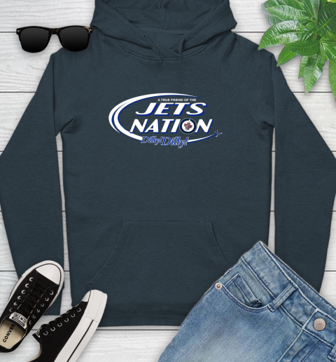 NHL A True Friend Of The Winnipeg Jets Dilly Dilly Hockey Sports Youth Hoodie 10