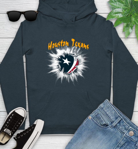 Houston Texans NFL Football Adoring Fan Rip Sports Youth Hoodie 10