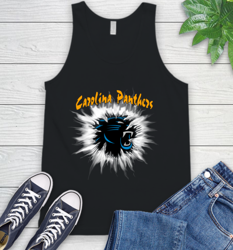 Carolina Panthers NFL Football Adoring Fan Rip Sports Tank Top