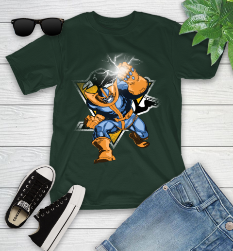 Pittsburgh Penguins NHL Hockey Thanos Avengers Infinity War Marvel Youth T-Shirt 5