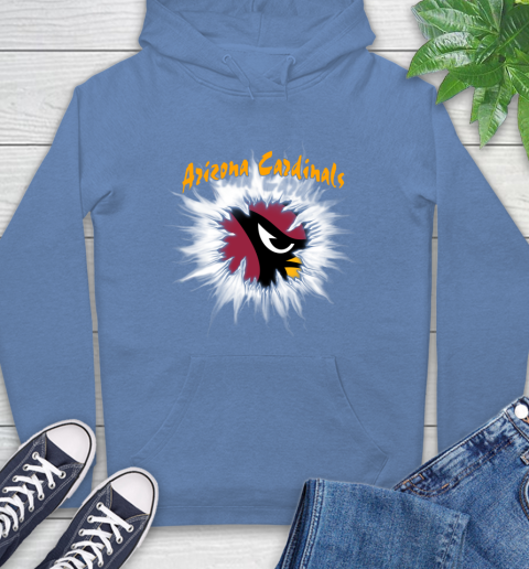 Arizona Cardinals NFL Football Adoring Fan Rip Sports Hoodie 11