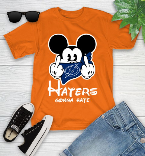NHL Tampa Bay Lightning Haters Gonna Hate Mickey Mouse Disney Hockey T Shirt Youth T-Shirt 9