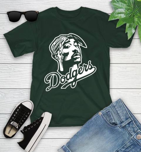 Tupac Dodgers Youth T-Shirt 5