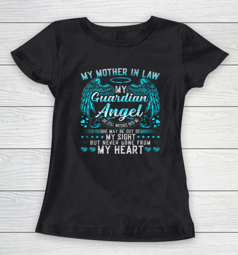 My Mother In Law Guardian Angel Memorial Remembrance Women's T-Shirt