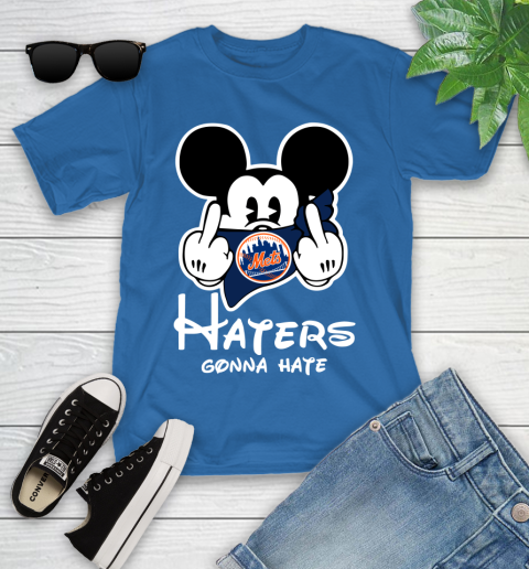 MLB New York Mets Haters Gonna Hate Mickey Mouse Disney Baseball T Shirt_000 Youth T-Shirt 12