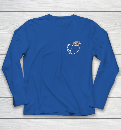 Heart Stethoscope Cute Love Nursing Gifts Valentine Day 2022 Long Sleeve T-Shirt 13