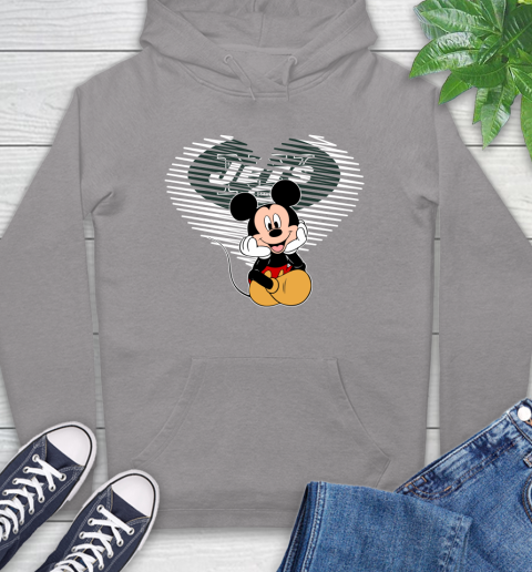 NFL New York Jets The Heart Mickey Mouse Disney Football T Shirt_000 Hoodie 6