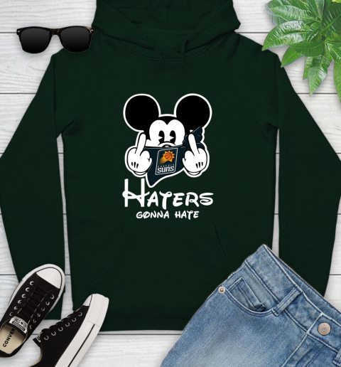 NBA Phoenix Suns Haters Gonna Hate Mickey Mouse Disney Basketball T Shirt Youth Hoodie 14