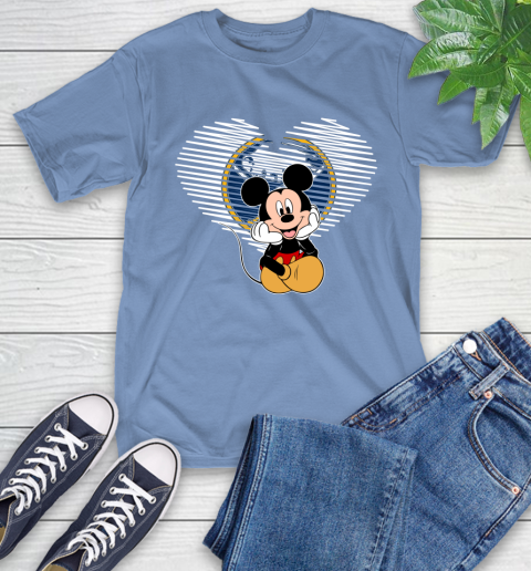 NHL Buffalo Sabres The Heart Mickey Mouse Disney Hockey T-Shirt 12