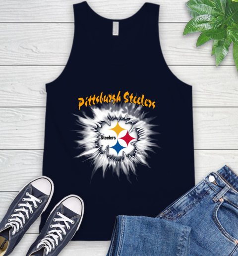 Pittsburgh Steelers NFL Football Adoring Fan Rip Sports Tank Top 2