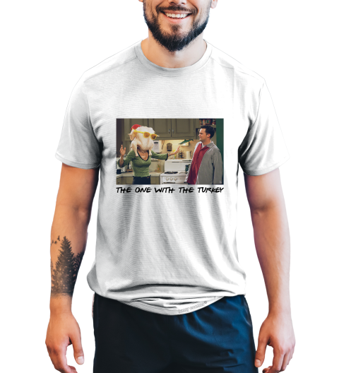 Friends TV Show T Shirt, Friends Shirt, Monica Turkey Joey T Shirt, The One With The Turkey Tshirt