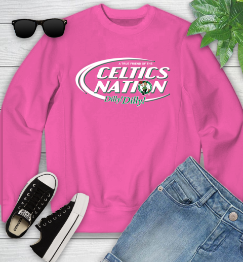 NBA A True Friend Of The Boston Celtics Dilly Dilly Basketball Sports Youth Sweatshirt 6