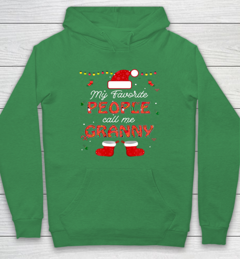 My Favorite People Call Me Granny Thanksgiving Christmas Hoodie 5