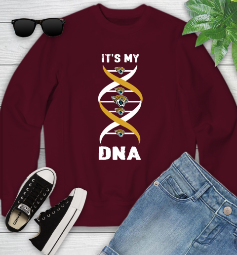 Jacksonville Jaguars NFL Football It's My DNA Sports Youth Sweatshirt 4