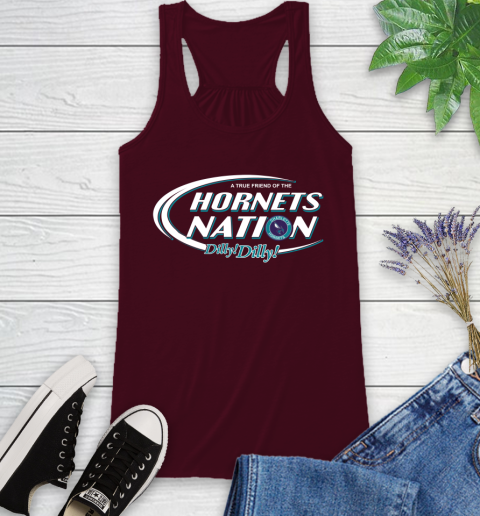 NBA A True Friend Of The Charlotte Hornets Dilly Dilly Basketball Sports Racerback Tank 2
