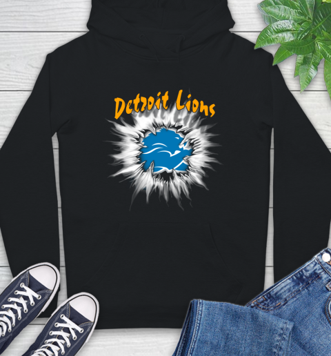 Detroit Lions NFL Football Adoring Fan Rip Sports Hoodie