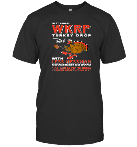 WKRP 1978 Turkey Drop Shirts