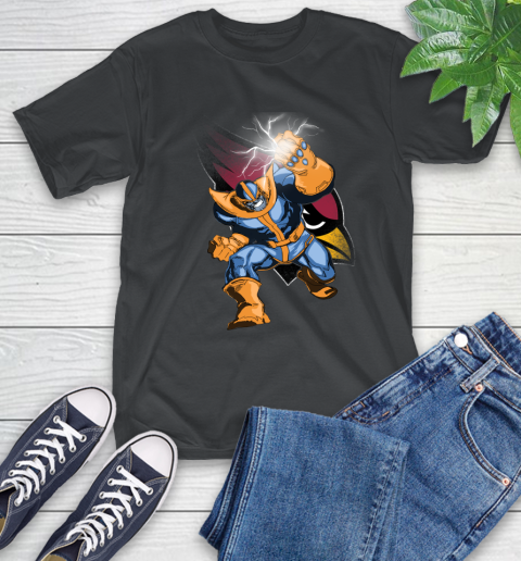 Arizona Cardinals NFL Football Thanos Avengers Infinity War Marvel T-Shirt