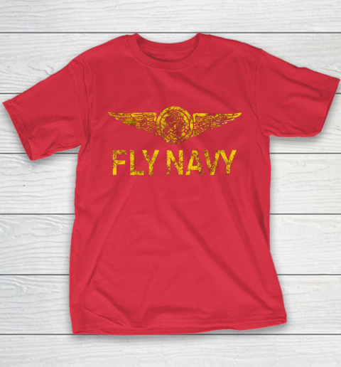 Fly Navy Shirt Youth T-Shirt 16