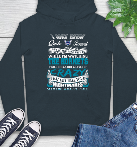 Charlotte Hornets NBA Basketball Don't Mess With Me While I'm Watching My Team Hoodie 7