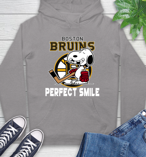 NHL Boston Bruins Snoopy Perfect Smile The Peanuts Movie Hockey T Shirt Hoodie 6