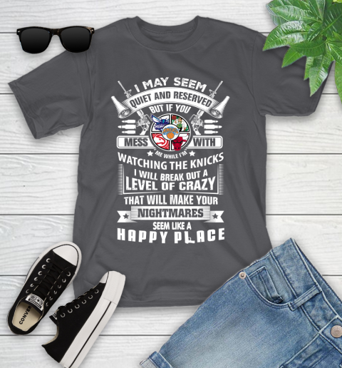 New York Knicks NBA Basketball Don't Mess With Me While I'm Watching My Team Sports Youth T-Shirt 6