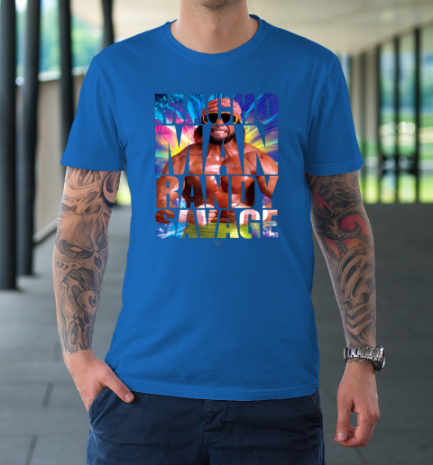 Randy Macho Man Savage WWE Disco Splash T-Shirt 7