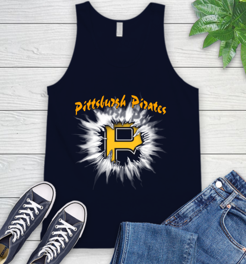 Pittsburgh Pirates MLB Baseball Adoring Fan Rip Sports Tank Top 2