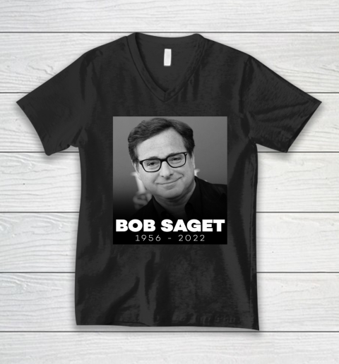 Bob Saget 1956 2022 V-Neck T-Shirt