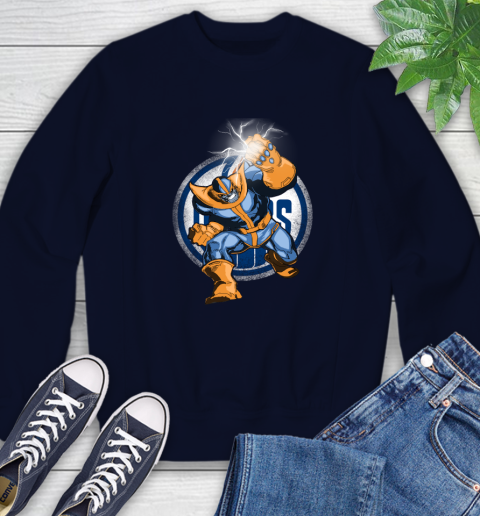 Edmonton Oilers NHL Hockey Thanos Avengers Infinity War Marvel Sweatshirt 2