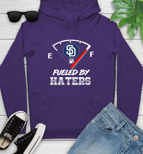San Diego Padres MLB Baseball Fueled By Haters Sports Youth Hoodie 5