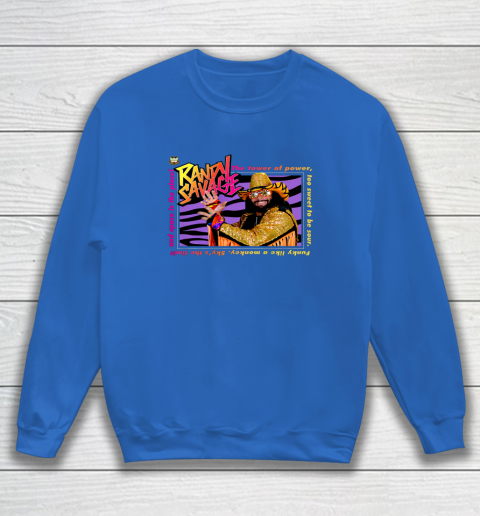 Macho Man WWE Vintage Framed Sweatshirt 11