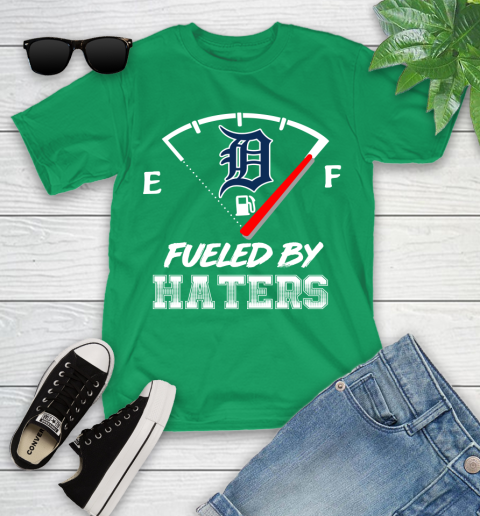 Detroit Tigers MLB Baseball Fueled By Haters Sports Youth T-Shirt 8