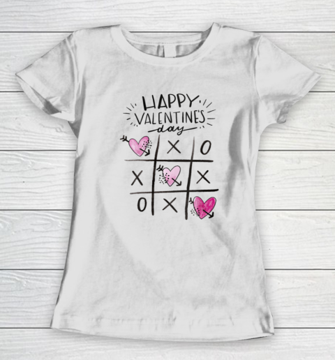 Love Happy Valentine Day Heart Lovers Couples Gifts Pajamas Women's T-Shirt 1