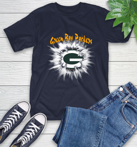 Green Bay Packers NFL Football Adoring Fan Rip Sports T-Shirt 3
