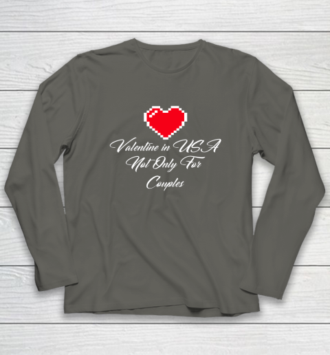 Saint Valentine In USA Not Only For Couples Lovers Long Sleeve T-Shirt 12