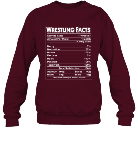 Wrestling Facts Shirt  Wrestling Team Gift Sweatshirt