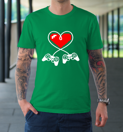 This Is My Valentine Pajama Shirt Gamer Controller T-Shirt 13
