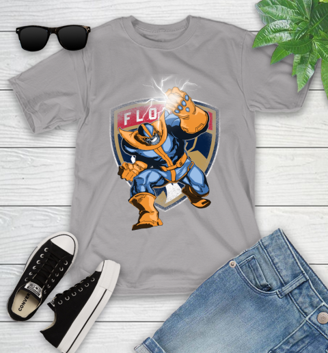 Florida Panthers NHL Hockey Thanos Avengers Infinity War Marvel Youth T-Shirt 4