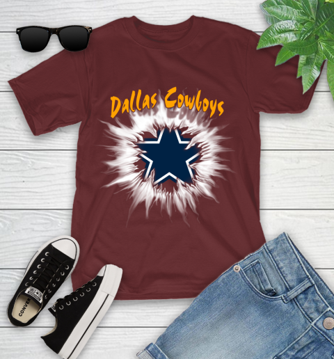 Dallas Cowboys NFL Football Adoring Fan Rip Sports Youth T-Shirt 14
