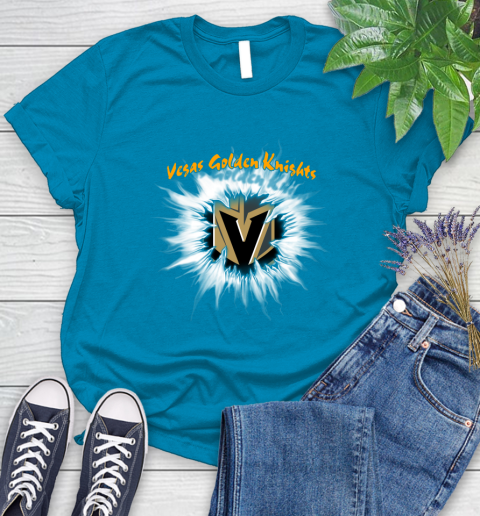 Vegas Golden Knights NHL Hockey Adoring Fan Rip Sports Women's T-Shirt 10