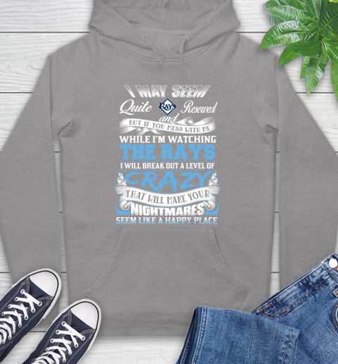 Tampa Bay Rays MLB Baseball Don't Mess With Me While I'm Watching My Team Hoodie 6